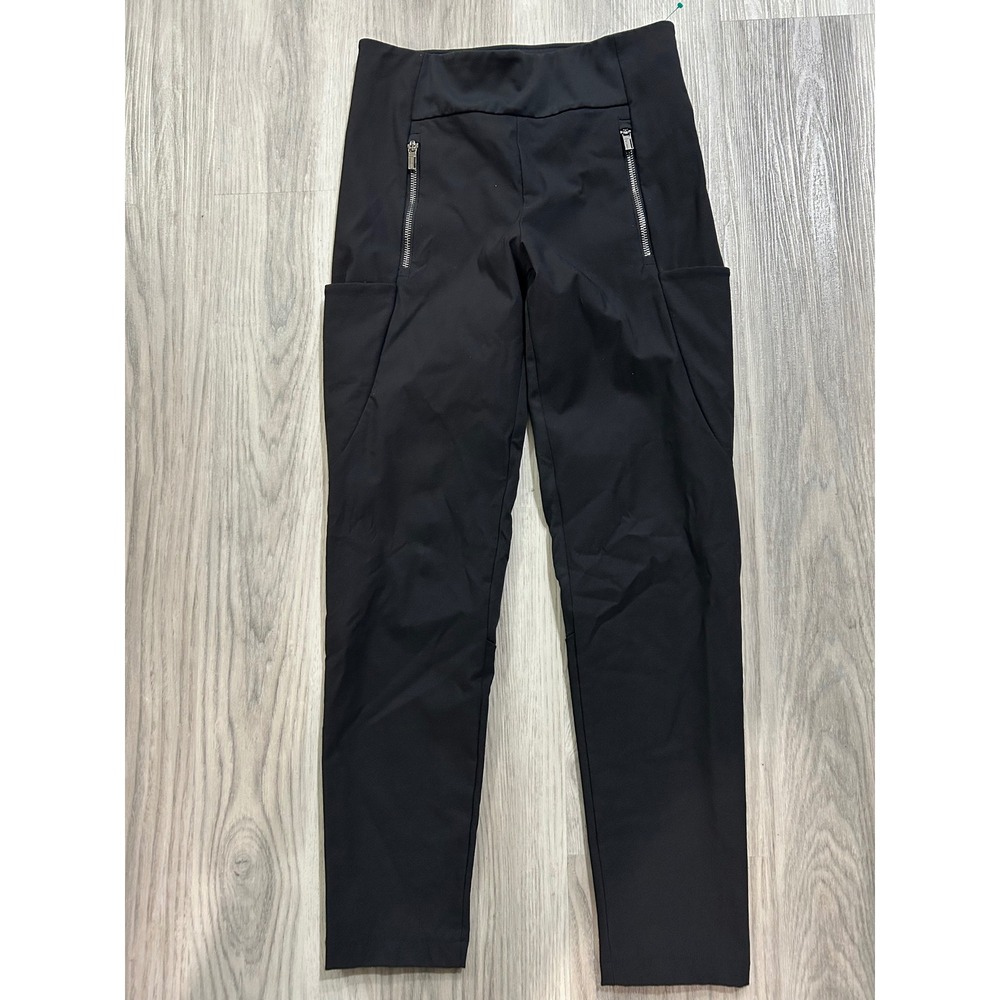 Athleta Headlands Hybrid Cargo II Pants Black High Rise Taperedโ Womens Size 2
